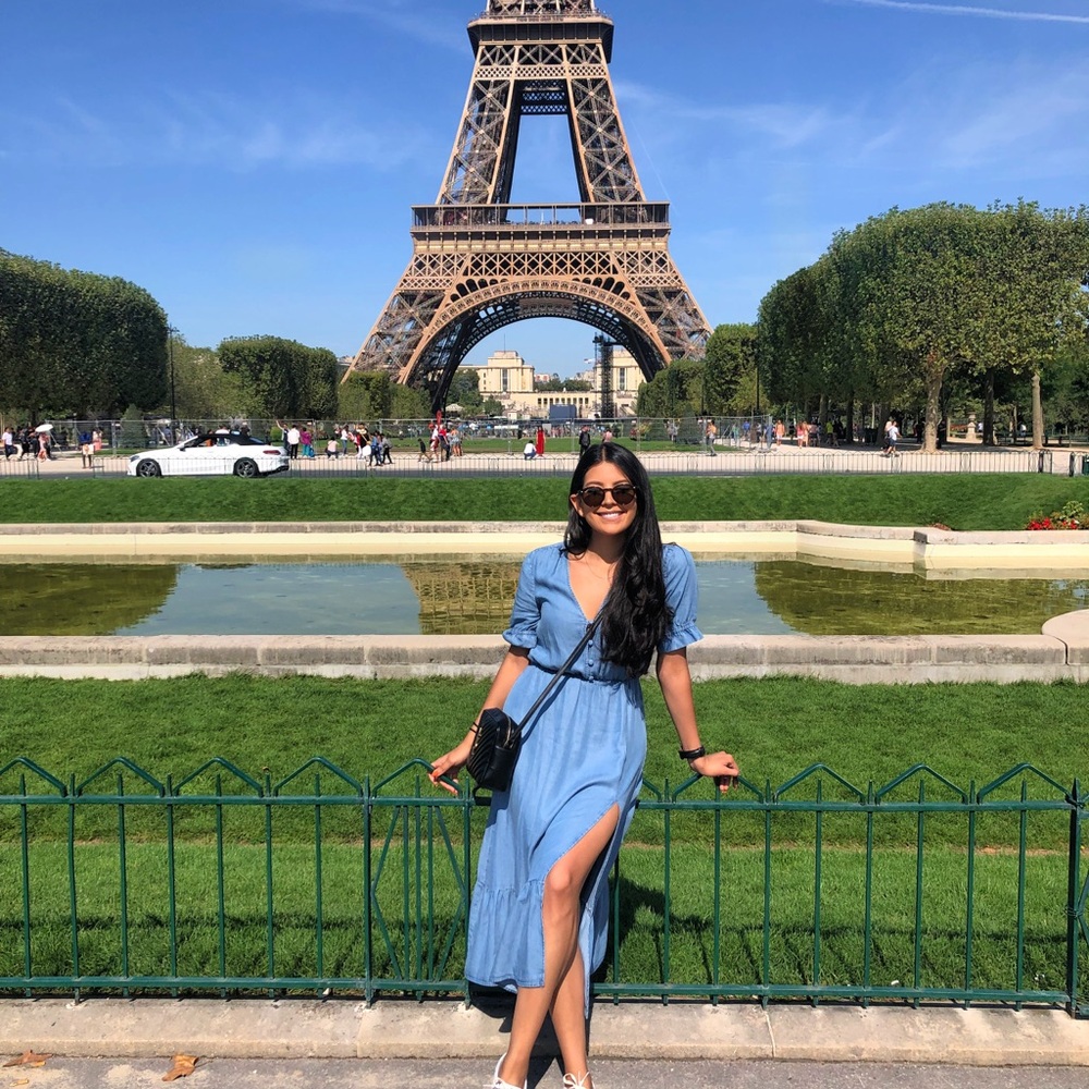 Stylish Blue Maxi Dress